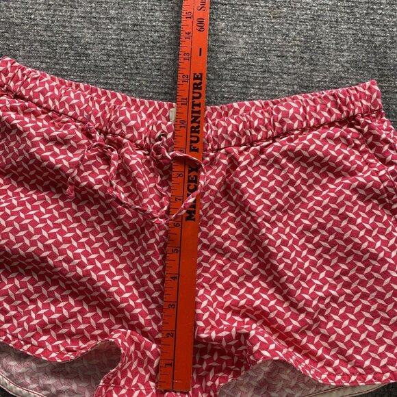 J Crew Shorts Womens Large Pink Drawstring Elastic Waist‎ Linen Blend Athleisure - Picture 9 of 15
